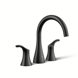 Kohler T26426-4-BL | Simplice Black SIMPLICE® 2H DCK-MNT FCT TRIM
