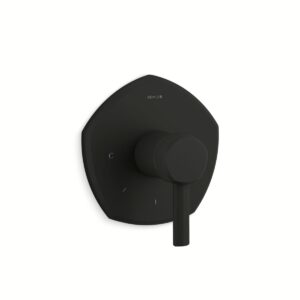 Kohler T27040-4-BL | Occasion Black OCCASION™ THERMOSTATIC VALVE TRIM