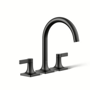 Kohler T28131-4-BL | Venza Black VENZA™ 2H DCK-MNT FCT TRIM