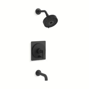 Kohler T35918-4G-BL | Studio Mcgee - Castia Black CASTIA™ R/T W/DIVERTER B/S KIT 1.75 GPM
