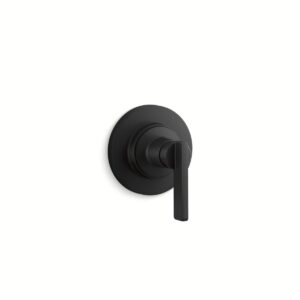 Kohler T35921-4-BL | Studio Mcgee - Castia Black CASTIA™ TRANSFER/DIVERTER TRIM