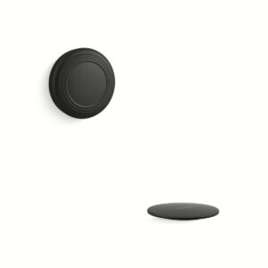 Kohler T37396-BL | Pureflo Black PUREFLO™ BATH DRAIN TRIM - TRAD PUSH