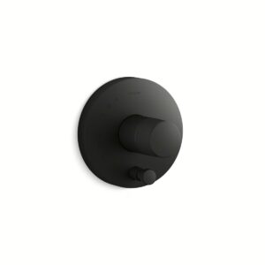 Kohler T78016-8-BL | Components Black COMPONENTS™ RITE-TEMP® VLV TRM W/DIV