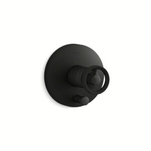 Kohler T78016-9-BL | Components Black COMPONENTS™ RITE-TEMP® VLV TRM W/DIV