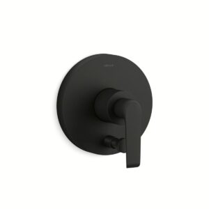 Kohler T97019-4-BL | Avid Black AVID® R/T VALVE TRIM W/DIV, LVR