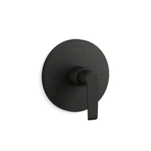 Kohler T97022-4-BL | Avid Black AVID® THERMOSTATIC VALVE TRIM, LVR