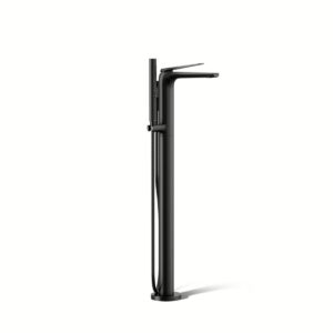 Kohler T97367-4-BL | Avid Black AVID® FREESTANDING BATH FAUCET TRIM, LVR