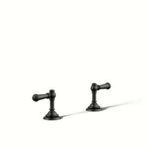 Kohler T98071-4-BL | Artifacts Black ARTIFACTS® BATH HANDLE TRIM, LEVER