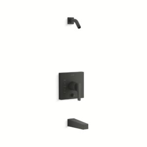 Kohler T99763-4L-BL | Honesty Black HONESTY® BATH/SHOWER TRIM, LESS HEAD