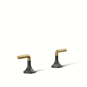 Kohler 27010-4-BMB | Occasion Black,Gold OCCASION™ LEVER HANDLES