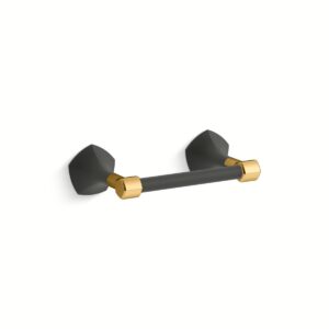 Kohler 27065-BMB | Occasion Black,Gold OCCASION™ PIVOTING TOILET TISSUE HOLDER