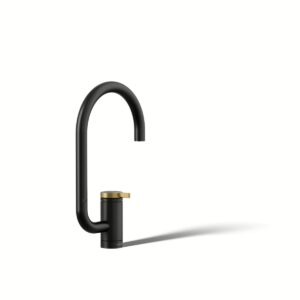 Kohler 28277-BMB | Components Black,Gold COMPONENTS® ARC SPOUT BAR FAUCET
