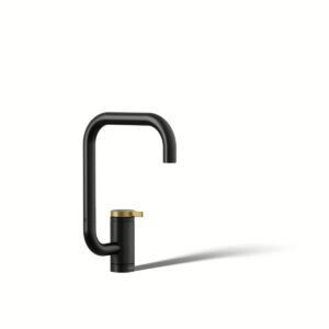 Kohler 28290-BMB | Components Black,Gold COMPONENTS® SQUARE SPOUT BAR FAUCET