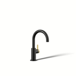 Kohler 28291-BMB | Components Black,Gold COMPONENTS® ARC SPOUT BEVERAGE FAUCET