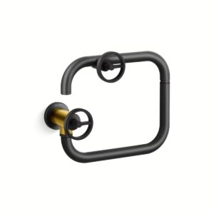 Kohler 28678-9-BMB | Billet Black,Gold BILLET™ WM POT FILLER - CIRCLE HANDLE