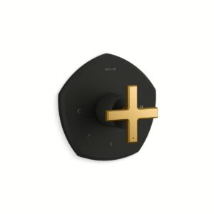 Kohler T27040-3-BMB | Occasion Black,Gold OCCASION™ THERMOSTATIC VALVE TRIM