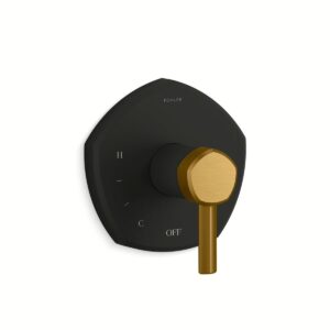Kohler TS27043-4-BMB | Occasion Black,Gold OCCASION™ RITE-TEMP VALVE TRIM