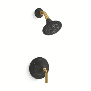Kohler TS27420-4G-BMB | Tone Black,Gold TONE RITE-TEMP® SHOWER TRIM 1.75 GPM