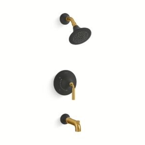 Kohler TS27421-4G-BMB | Tone Black,Gold TONE® RITE-TEMP® B/S TRIM 1.75 GPM