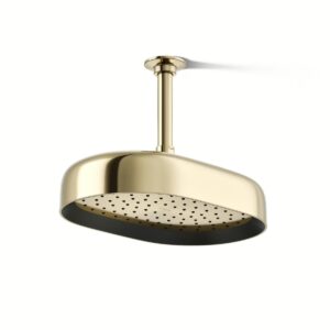 Kohler 26293-G-AF | Statement Gold STATEMENT™ 1F 12 OBLG RAINHEAD G