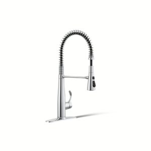 Kohler 22033-CP | Simplice Chrome SIMPLICE® SEMI-PRO FAUCET W/ PO SPRAY