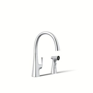 Kohler 22064-CP | Graze Chrome GRAZE® SWING SPOUT W/ SIDE SPRAY