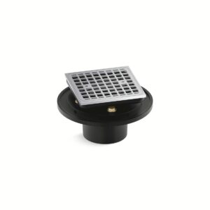 Kohler 22673-CP | Chrome SQUARE DESIGN TILE-IN SHOWER DRAIN