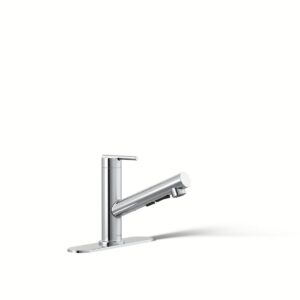 Kohler 22976-CP | Crue Chrome CRUE® PULL OUT KITCHEN FAUCET