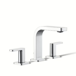 Kohler 23484-4-CP | Parallel Chrome PARALLEL® WIDESPREAD LAV FAUCET, LEVER