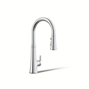 Kohler 23766-CP | Tone Chrome TONE® PULL DOWN KITCHEN FCT W/ RESPONSE