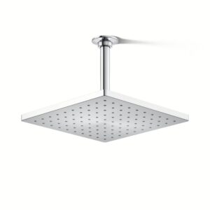 Kohler 26149-G-CP | Chrome HONESTY®™SQUARE RAINHEAD, 10” 1.75 GPM