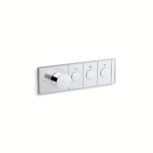 Kohler 26347-9-CP | Anthem Chrome ANTHEM® RECESSED MECH TH CONTROL 3OT