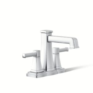 Kohler 27398-4N-CP | Riff Chrome RIFF® CENTER SET BATHROOM SINK FCT