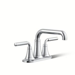 Kohler 27414-4N-CP | Tone Chrome TONE® CENTER SET BATHROOM SINK FAUCET