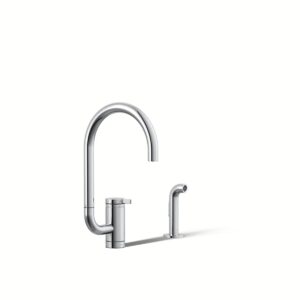 Kohler 28272-CP | Components Chrome COMPONENTS® ARC SWING SPOUT W/SIDESPRAY