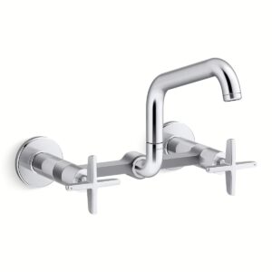 Kohler 28666-3-CP | Billet Chrome BILLET™ WM BRIDGE - CROSS HDL SQUARE