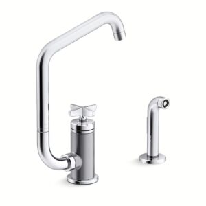 Kohler 28667-3-CP | Billet Chrome BILLET™ SWING - CROSS HDL SQUARE