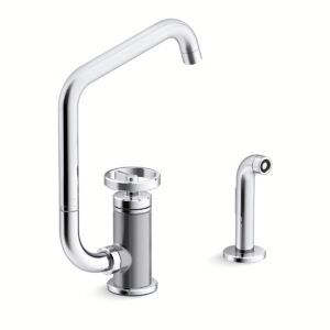 Kohler 28667-9-CP | Billet Chrome BILLET™ SWING - CIRCLE HDL SQUARE