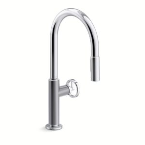 Kohler 28669-9-CP | Billet Chrome BILLET™ PULL-DOWN - CIRCLE HANDLE