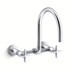 Kohler 28672-3-CP | Billet Chrome BILLET™ WM BRIDGE - CROSS HANDLE