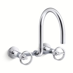 Kohler 28672-9-CP | Billet Chrome BILLET™ WM BRIDGE - CIRCLE HANDLE