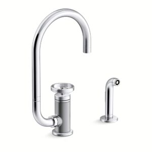 Kohler 28675-9-CP | Billet Chrome BILLET™ SWING - CIRCLE HANDLE