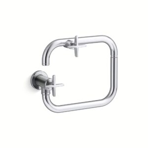 Kohler 28678-3-CP | Billet Chrome BILLET™ WM POT FILLER - CROSS HANDLE