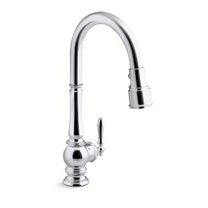 Kohler 29709-WB-CP | Artifacts Chrome ARTIFACTS® PULL-DOWN W/ KOHLER KONNECT®
