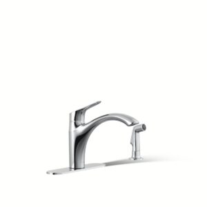 Kohler 30471-CP | Rival Chrome RIVAL™ SWING SPOUT W/ SIDE SPRAY