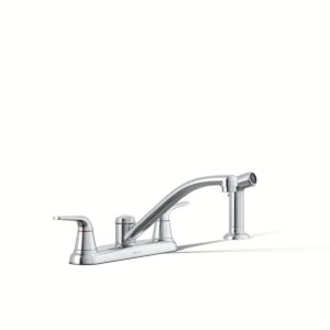 Kohler 30616-CP | Jolt Chrome JOLT™ 2-HANDLE SWING W/ SIDE SPRAY