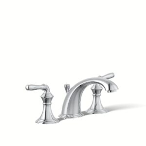 Kohler 394-4-CP | Chrome DEVONSHIRE® WIDESPREAD LAV FAUCET, LEVER