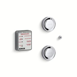 Kohler 5549-K1-CP | DTV + Chrome DIGITAL STEAM ADAPTER KIT, TANDEM