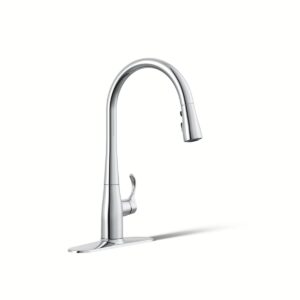 Kohler 596-CP | Simplice Chrome SIMPLICE® PULLDOWN KITCHEN FAUCET