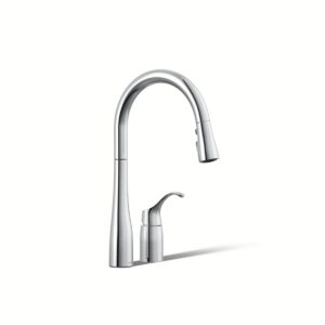 Kohler 647-CP | Simplice Chrome SIMPLICE® PULLDOWN KITCHEN FAUCET
